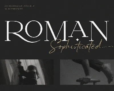 Roman Sophisticated font