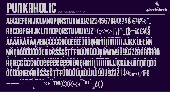 Punkaholic font