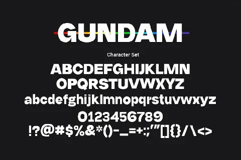 Gundam font