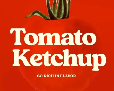 Tomato Ketchup font