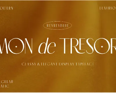 Mon de Tresor font