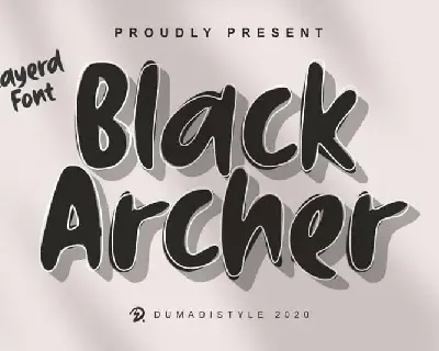 Black Archer Display font
