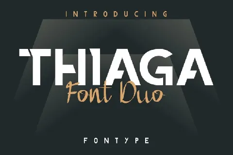 THIAGA Duo font