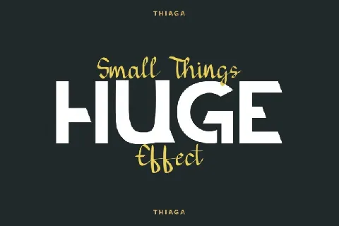 THIAGA Duo font