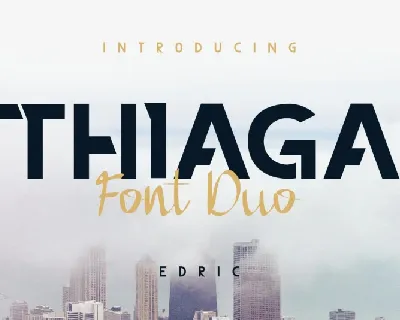 THIAGA Duo font