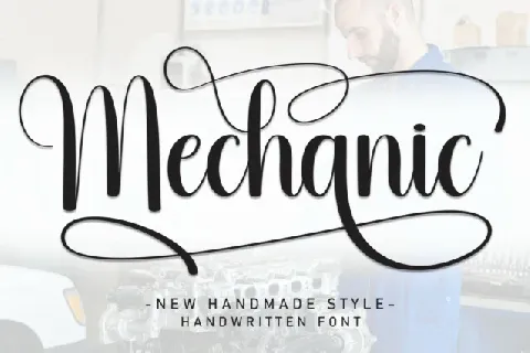 Mechanic Script font