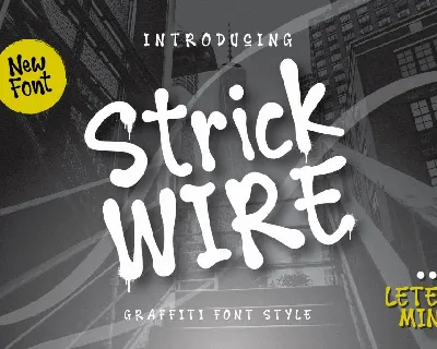 Strick Wire Demo font