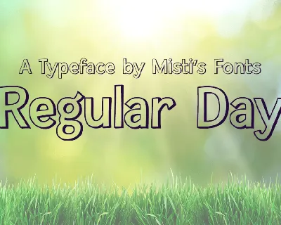 Regular Day font