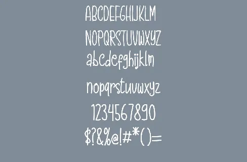 Sparkeling font