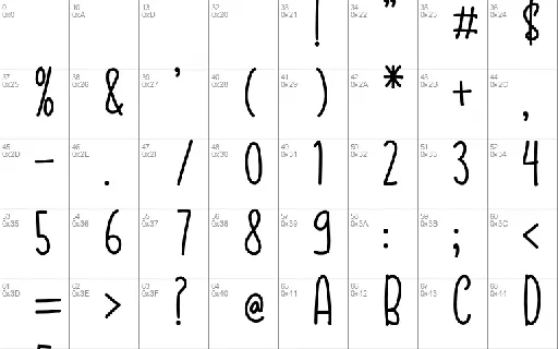 Sparkeling font