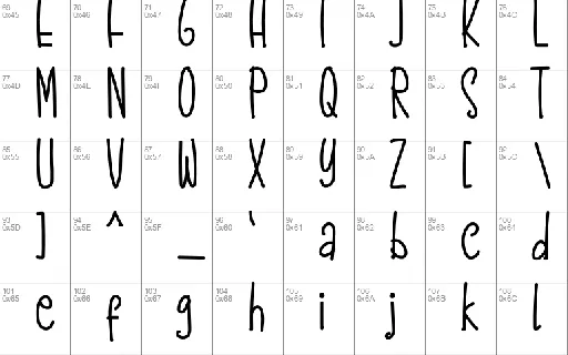 Sparkeling font