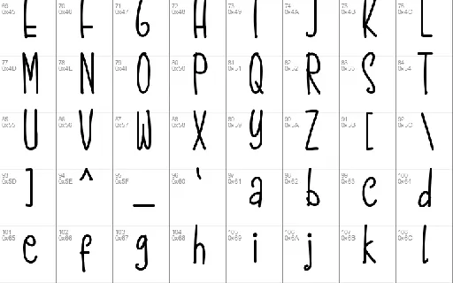 Sparkeling font