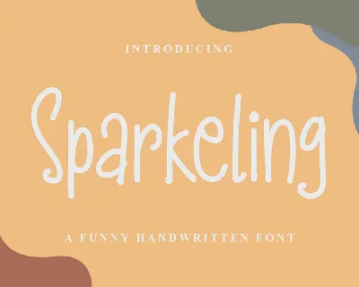 Sparkeling font