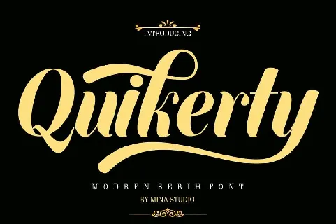 Quikerty font