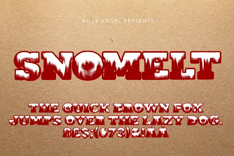 SNOMELT PERSONAL USE font