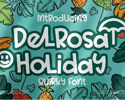 Delrosa Holiday font