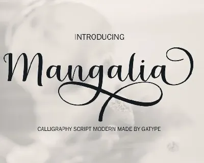 Manggalia font