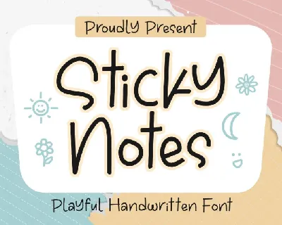 Sticky Notes font