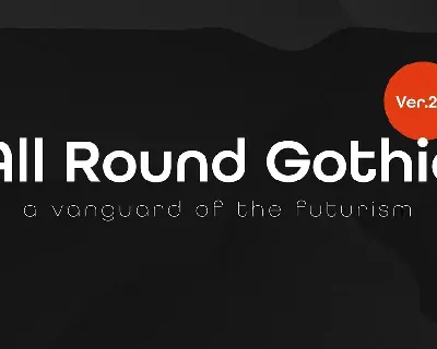 All Round Gothic Family font