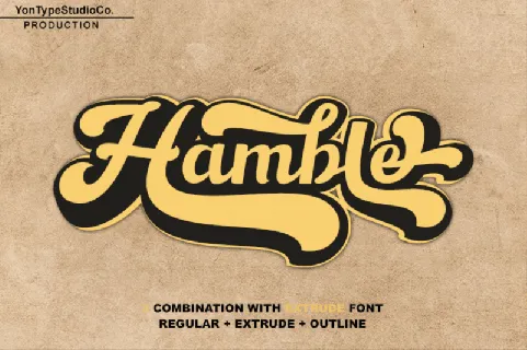 Hamble Bold Script font