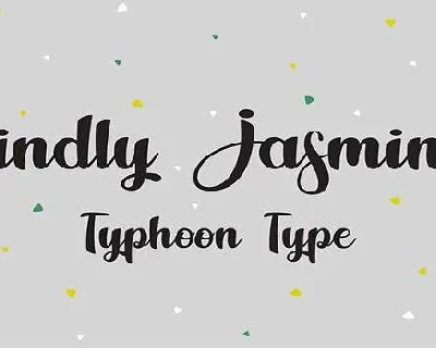 Kindly Jasmine font