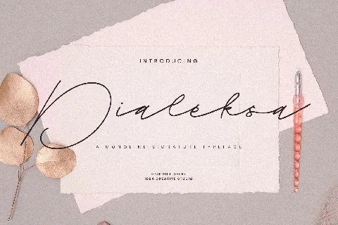 Dialeksa Personal Use font