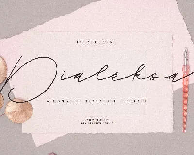 Dialeksa Personal Use font