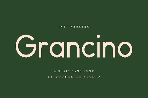 Grancino font