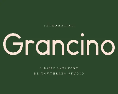 Grancino font