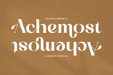 Achemost font