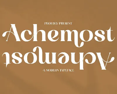 Achemost font