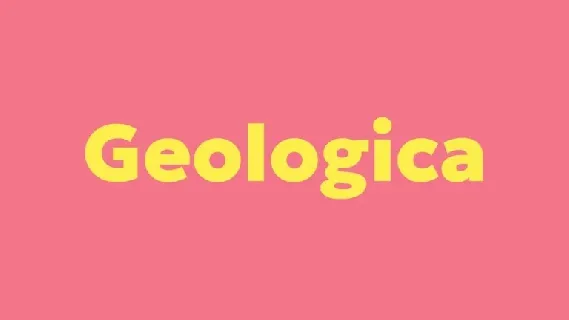 Geologica Family font