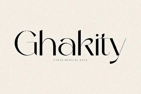 Ghakity font