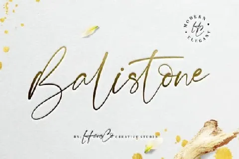 Balistone Handwritten font