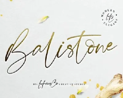 Balistone Handwritten font