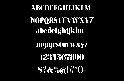 Black Wednesday font