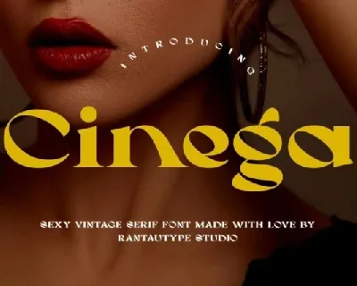 Cinega font