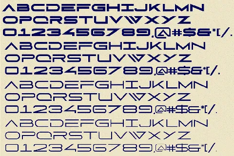 Digital Cards Demo font