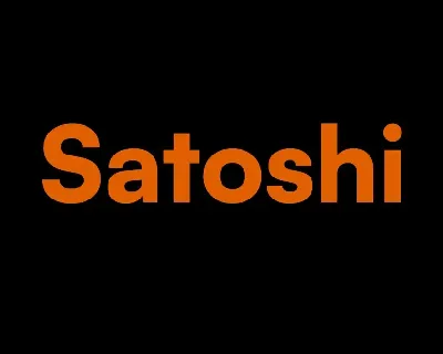 Satoshi Family font