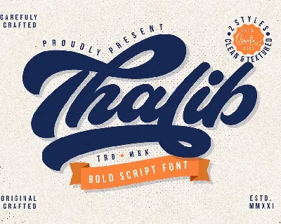 Thalib font