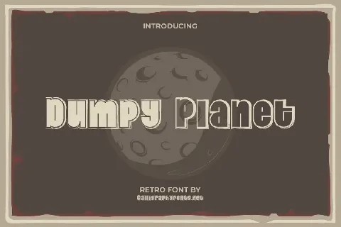 Dumpy Planet font