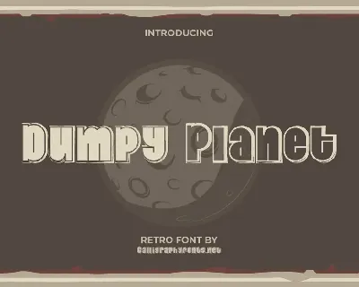 Dumpy Planet font