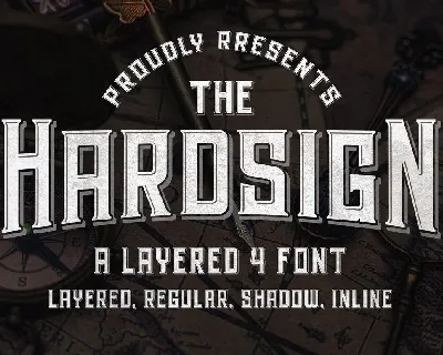 Hardsign font