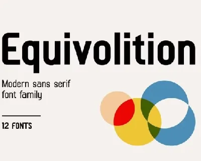 Equivolition Family font