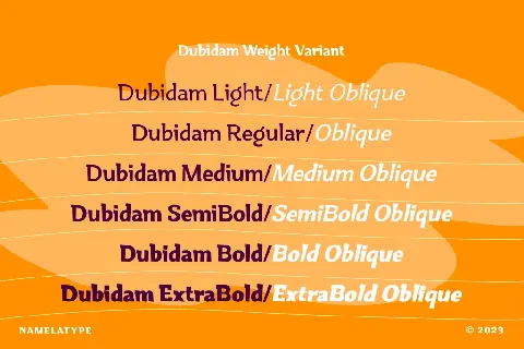 Dubidam FREE PERSONAL USE font