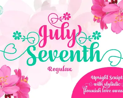 July Seventh Free font
