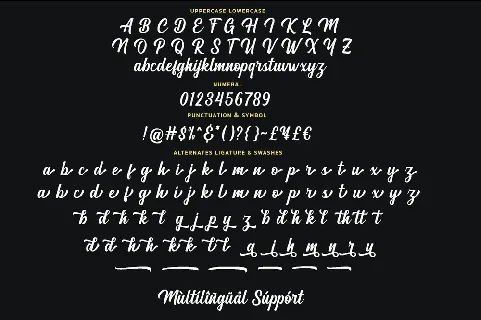 Magland font