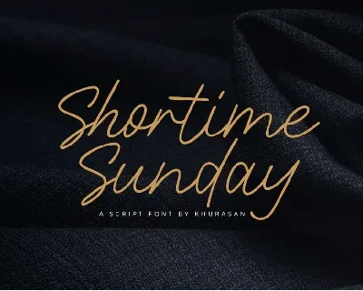 Shortime Sunday font