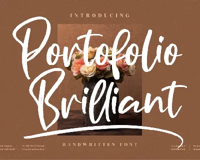 Portofolio Brilliant font