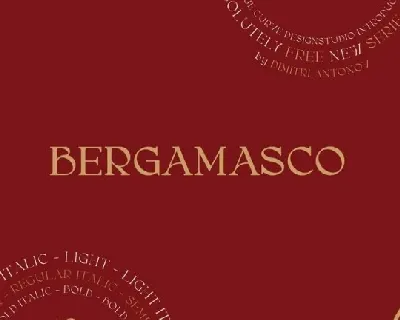 Bergamasco Family font